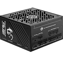 MSI MPGA850GS PCIE5 PC電源ユニット850W ATX3.1 MSI MPG A850GS PCIE5 Netzteil, 850 W, 80 Plus Gold, ATX 3.1, PCIe